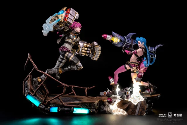 Vorteilhaftes Set Statue League of Legends - Jinx & Vi 1/6 Scale Statue (PureArts)