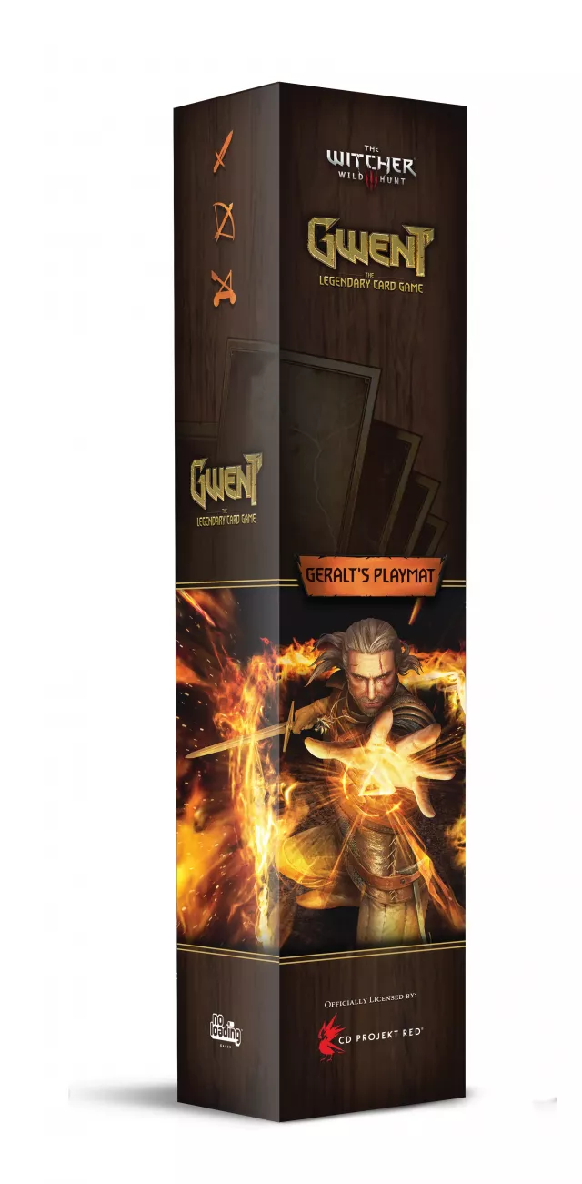 Vorteilhaftes Set: Spielmatte Gwint - Geralt + Ciri - Mauspad