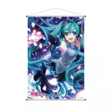 Wallscroll Vocaloid - Hatsune Miku Flower - Stoffposter