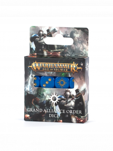 Kostky Warhammer Age of Sigmar - Grand Alliance Order Dice (16 Stck)