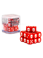 Würfel Warhammer Dice Cube (20 Stück), sechsseitig - rot