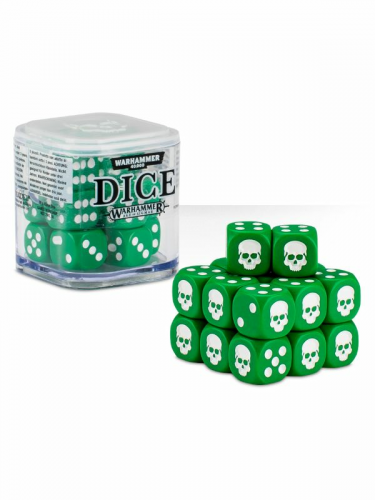 Würfel Warhammer Dice Cube (20 Stück), sechsseitig - grün