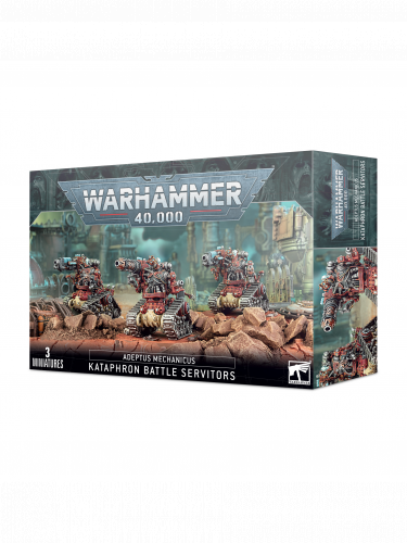 W40k: Adeptus Mechanicus - Kataphron Battle Servitors (3 Figuren)