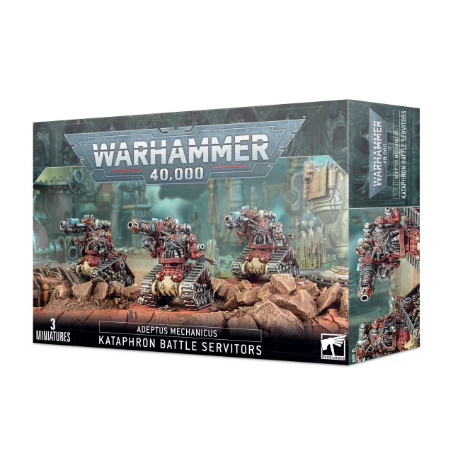 W40k: Adeptus Mechanicus Kataphron Battle Servitors (3 figurky)