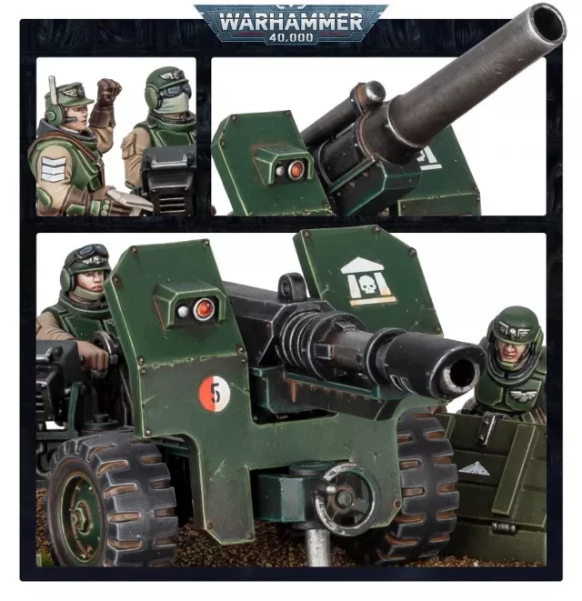 W40k: Astra Militarum - Feldartillerie-Batterie (2023) (2 Figuren)