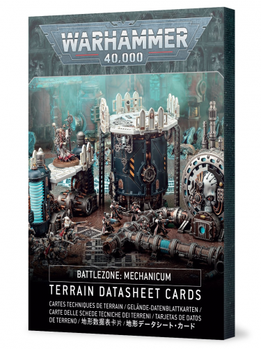 W40k: Battlezone: Mechanicus Terrain Datasheet Cards