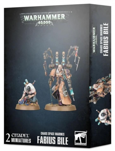 W40k: Chaos Space Marine Fabius Bile (2 Figuren)