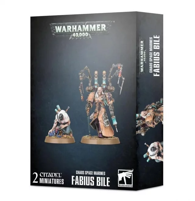 W40k: Chaos Space Marine Fabius Bile (2 Figuren)