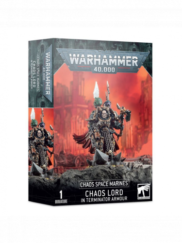 W40k: Chaos Space Marines - Chaos Lord in Terminator Armor (1 Figur)