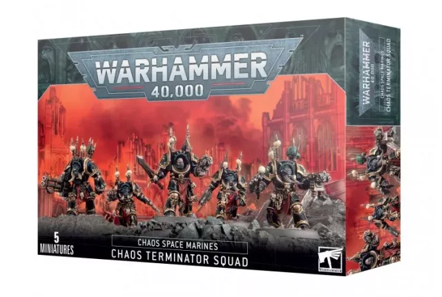 W40k: Chaos Space Marines - Chaos Terminator Squad (5 Figuren)