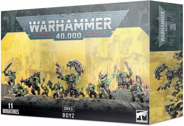 W40k: Ork Boyz (11 Figuren) - Brettspiel