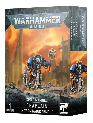 W40k: Space Marines - Chaplain in Terminator Armour (1 Figur)