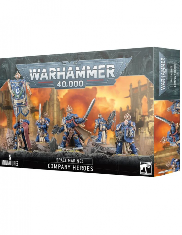 W40k: Space Marines - Company Heroes (5 Figur)