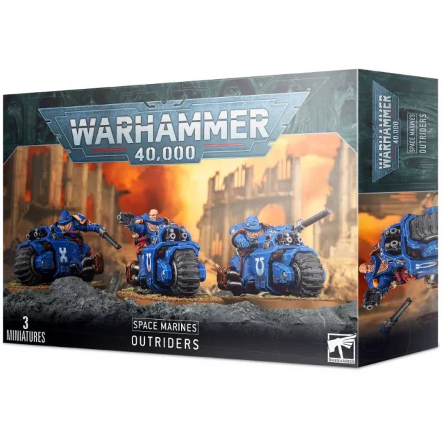 W40k: Space Marines Outriders (3 Figuren)