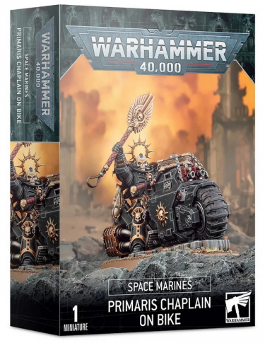 W40k: Space Marines Primaris Chaplain on Bike (1 Figur)