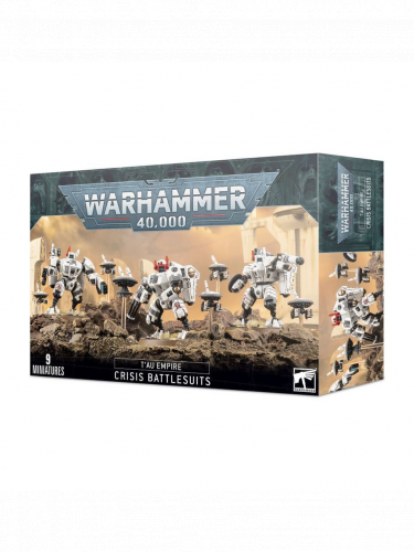 W40k: Tau Empire XV8 Crisis Battlesuits (3+6 Figuren)