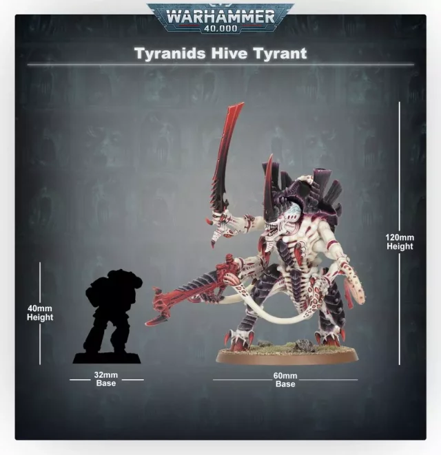 W40k: Tyranids - Hive Tyrant (1 Figur)