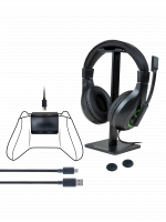 BigBen Essential Pack 5in1 Xbox Series Accessory Set - Headset + Ständer, Akku, Kabel, Controller-Kappen