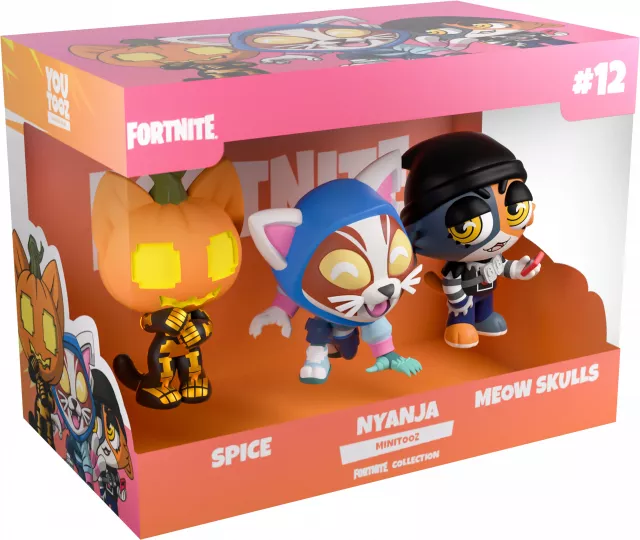 Figur Fortnite - Spice, Nyanja and Meow Skulls (3-pack mini) (Youtooz Mini Fortnite 12) - Figuren zum Spielen
