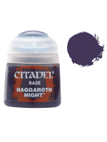 Citadel Base Paint (Naggaroth Night) - Grundfarbe, violett