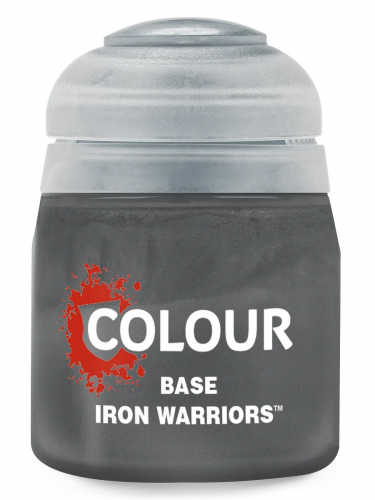 Citadel Base Paint (Iron Warriors) - Grundfarbe, grau