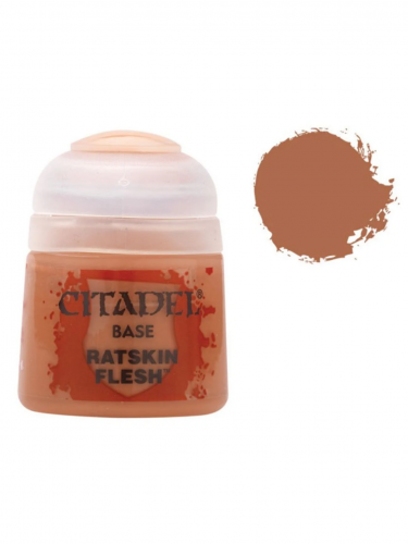Citadel Base Paint (Ratskin Flesh) - Grundfarbe, dunkles Hautfarbe