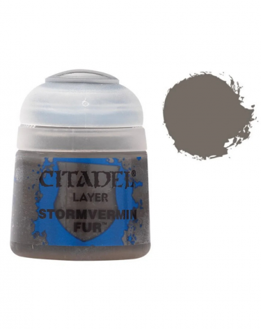 Citadel Layer Paint (Sturmrattenpelz) - Deckfarbe, Grau