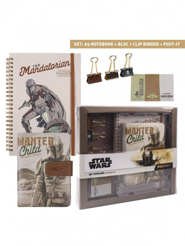 Star Wars: Der Mandalorianer Geschenkset mit Notizbuch