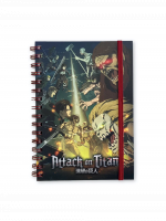 Attack on Titan Notizbuch - Charaktere