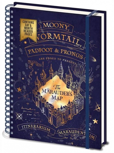 Notizbuch Harry Potter - The Marauders Map