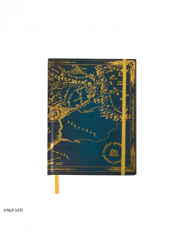Notizbuch The Lord of the Rings - Middle Earth Map