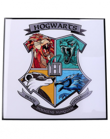 Bild Harry Potter - Hogwarts Crest Crystal Clear Art Pictures (Nemesis Jetzt)