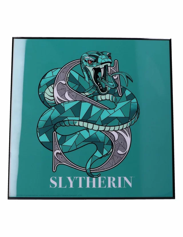 Bild Harry Potter - Slytherin Crystal Clear Art Pictures (Nemesis Now)