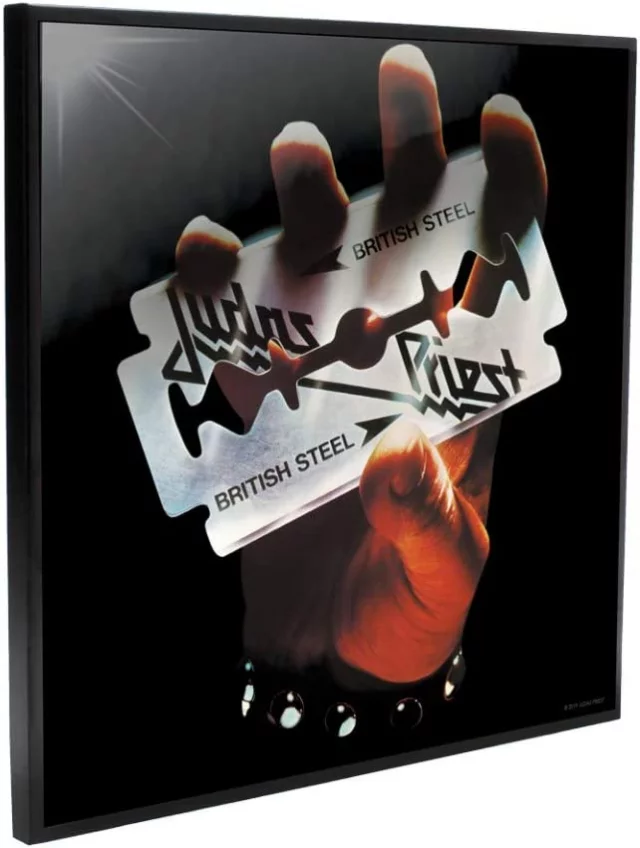 Bild Judas Priest - British Steel Crystal Clear Art Pictures (Nemesis Now)