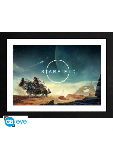 Gerahmtes Poster Starfield - Landing